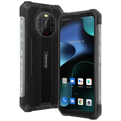 Blackview BV8800 crni prednja i stražnja strana